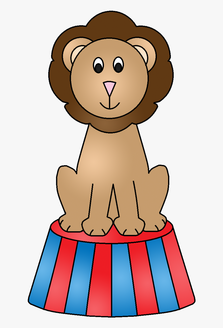 Transparent Circus Animals Png - Circus Lion .png, Png Download, Free Download