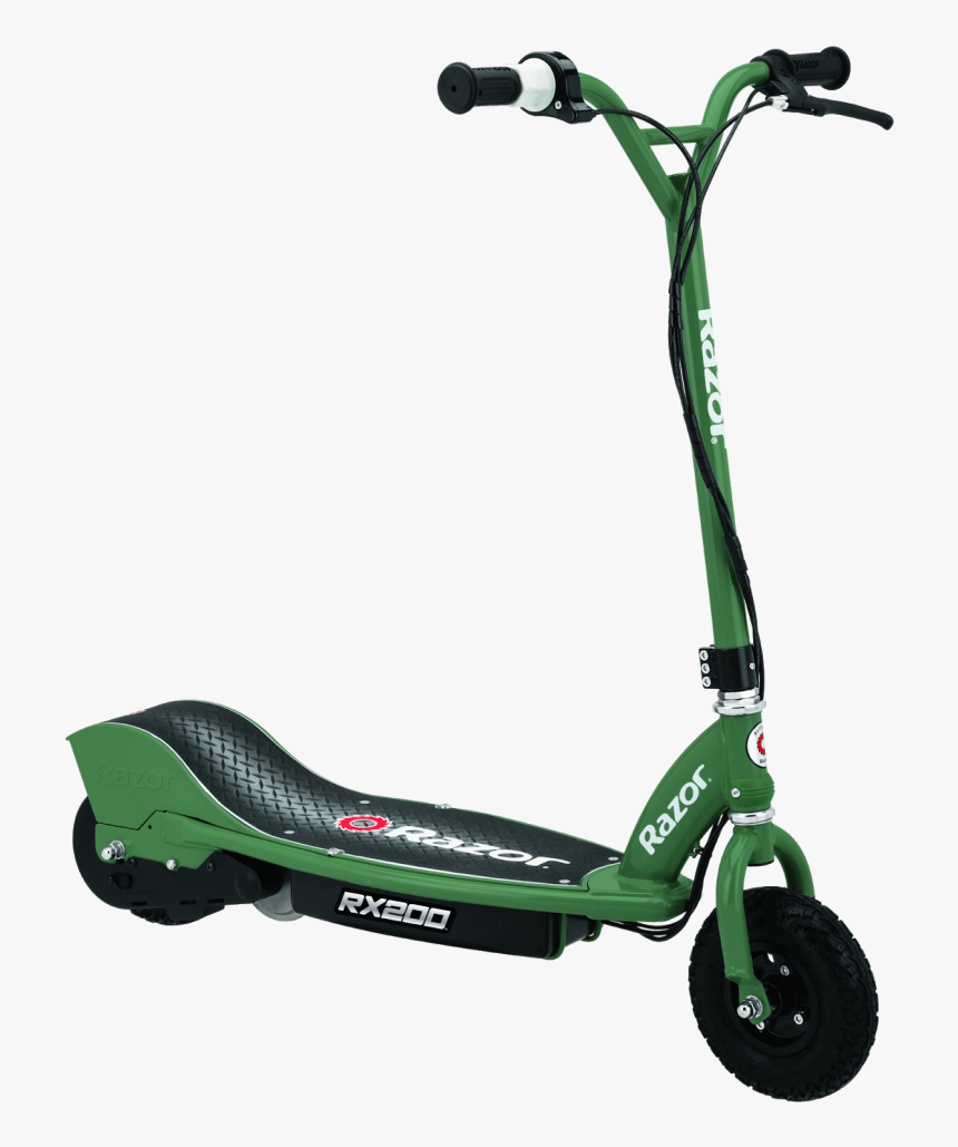 Color Green Electric Scooter - Razor Rx200 Electric Off Road Scooter, HD Png Download, Free Download