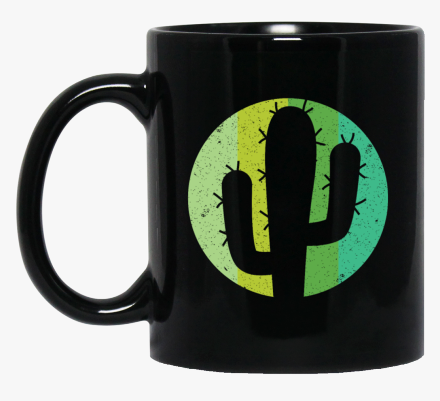 Plant Silhouette Coffee Mug, Tea Mug , Png Download - Beer Stein, Transparent Png, Free Download