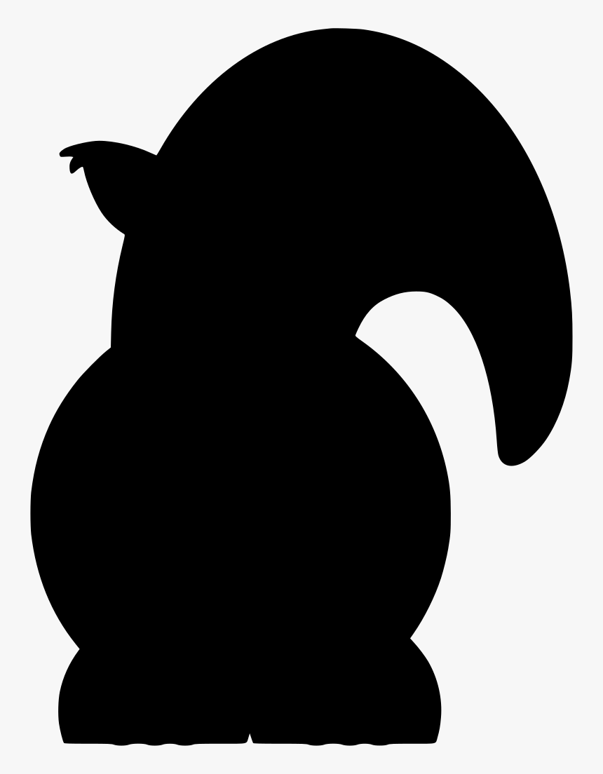 Transparent Acorn Clipart Black And White - Squirrel On Clipart, HD Png Download, Free Download