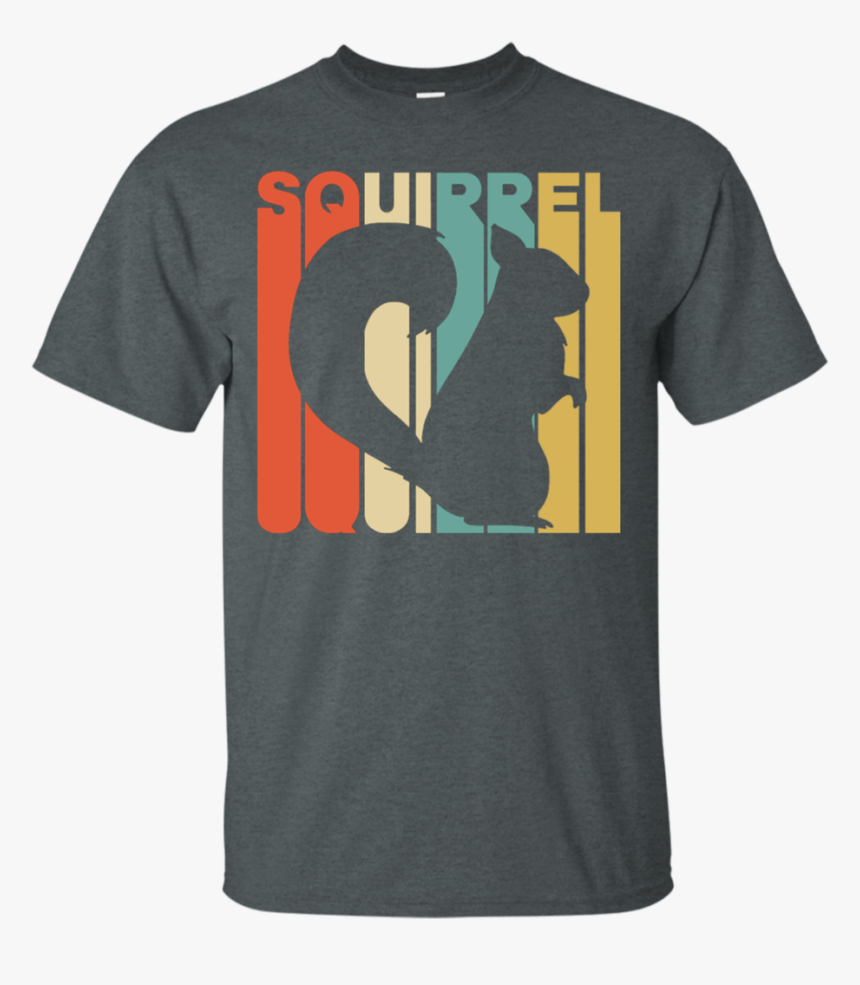 Vintage Style Squirrel Silhouette Men/women Tshirt - T-shirt, HD Png Download, Free Download