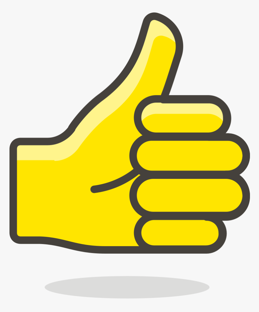 Thumbs Up Emoji Clip Art