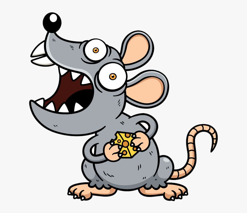 Cartoon Angry Rat Clipart , Png Download - Evil Rat Clip Art, Transparent Png, Free Download