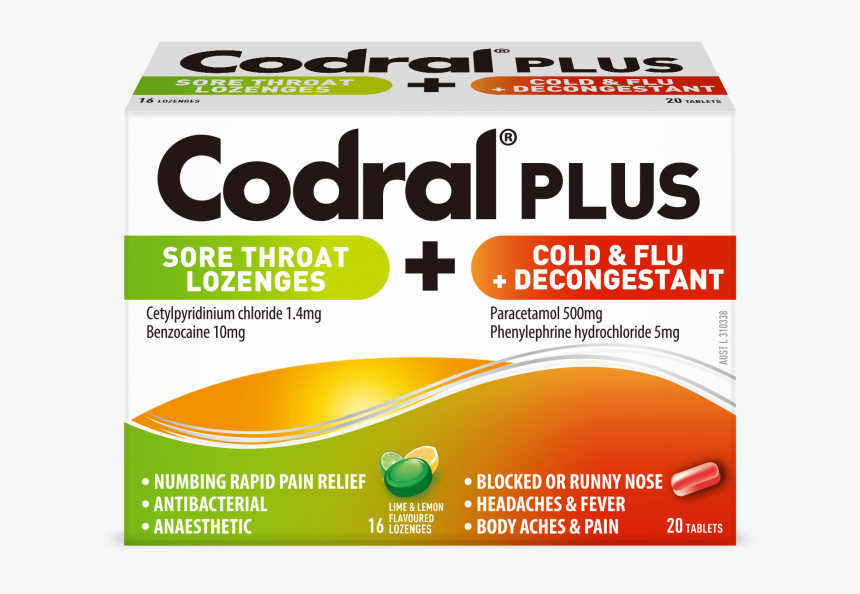 Codral Plus 2d - Codral Plus, HD Png Download, Free Download
