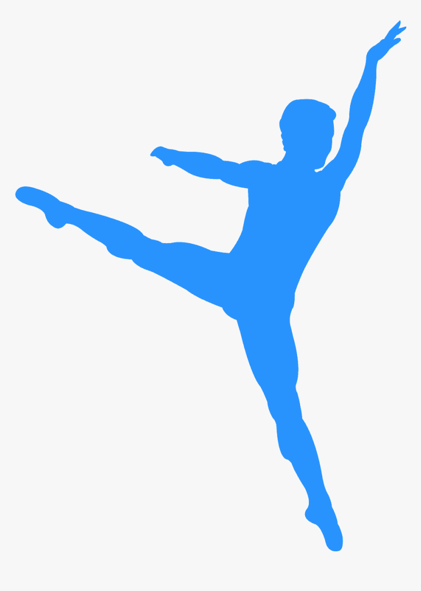 Transparent Male Dancer Silhouette , Transparent Cartoons - Silhouette Male Ballet Dancer, HD Png Download, Free Download