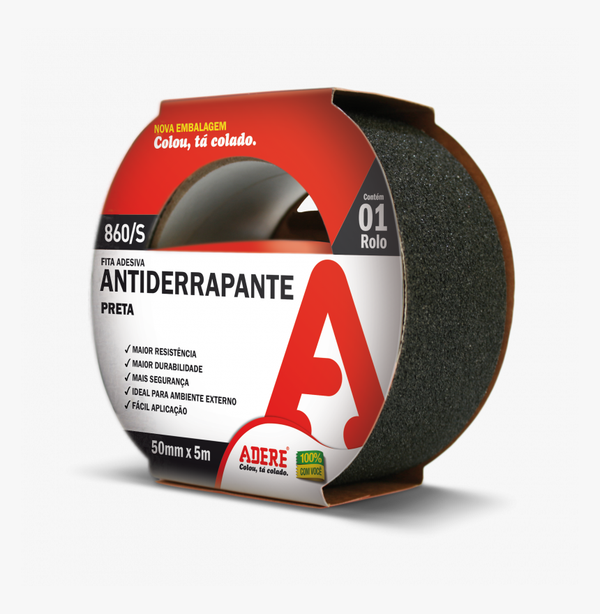 Tira Antiderrapante 860 Negra - Fita Antiderrapante 3m Safety-walk, HD Png Download, Free Download