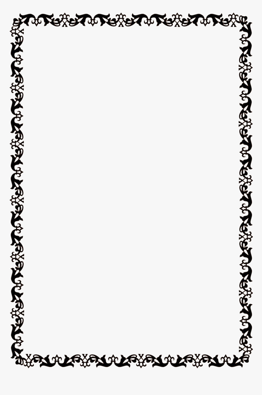 Border Design Clipart Black And White, HD Png Download, Free Download
