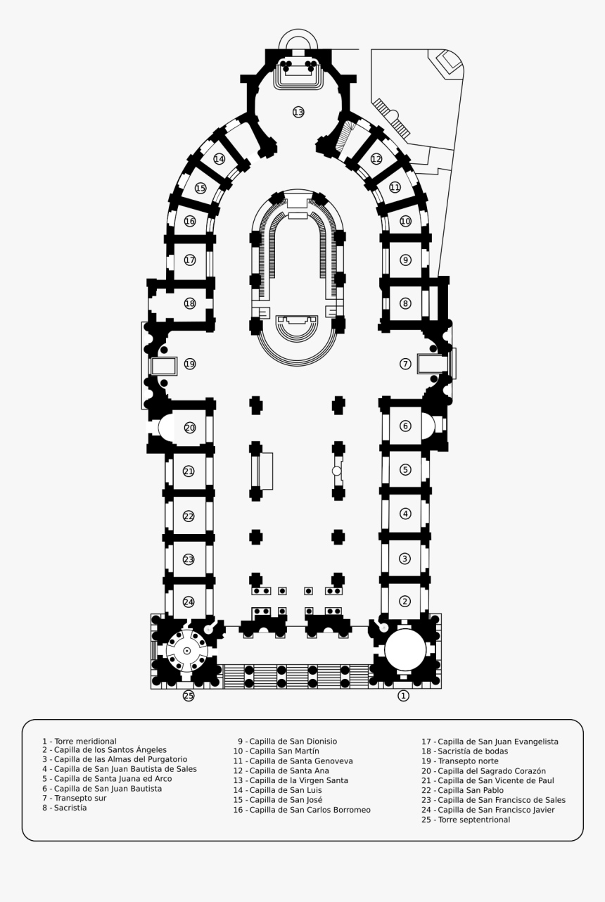 Plan Église Saint Sulpice Paris, HD Png Download, Free Download