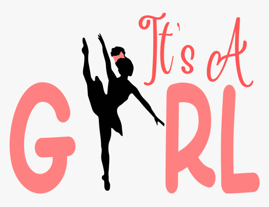 Its An African American Girl Gender Reveal Svg Graphic - Ballet Dancer Silhouette, HD Png Download, Free Download