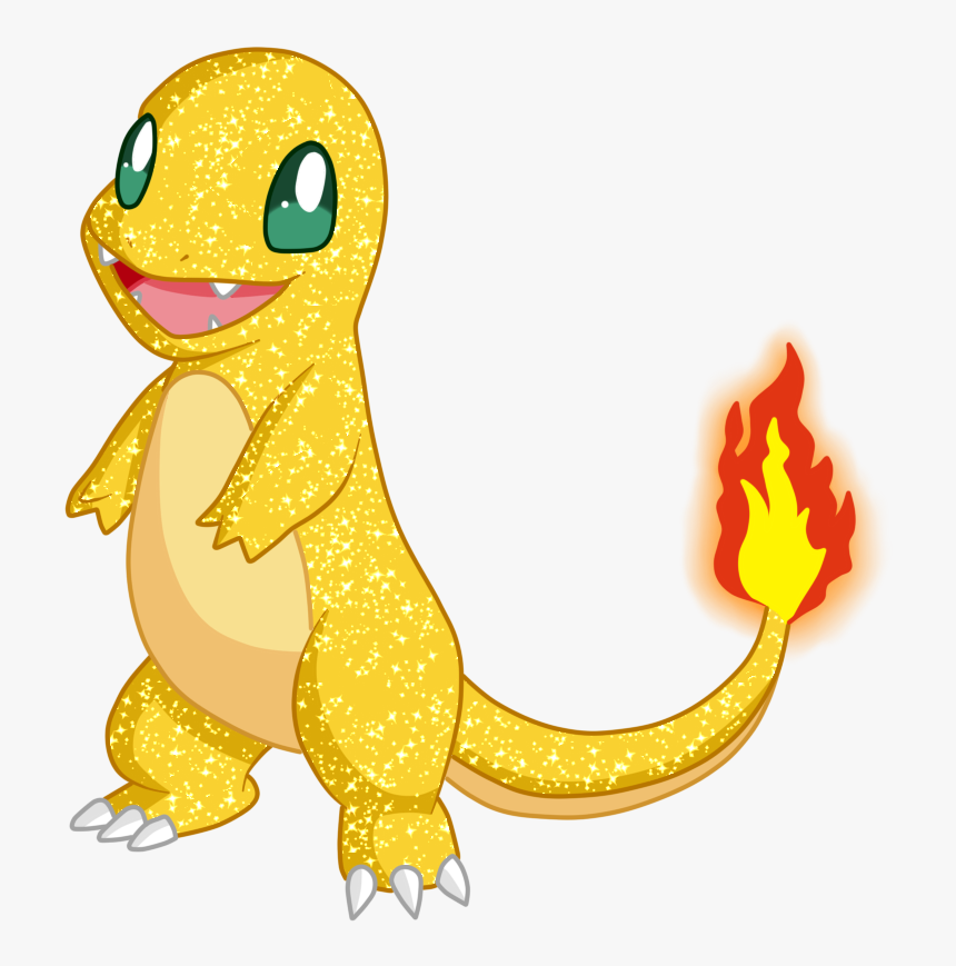 Shiny Charmander Charmander, Clip Art, Illustrations - Charmander Shiny Transparent, HD Png Download, Free Download