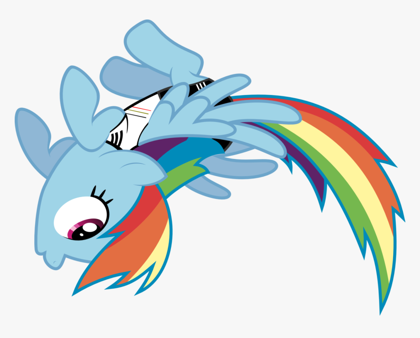 Free Png Download Rainbow Dash Fly Png Images Background - Rainbow Dash Flying Pony, Transparent Png, Free Download