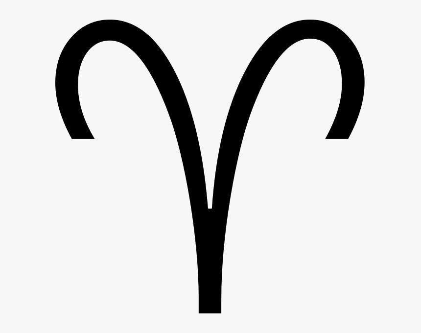 Aries Png - Aries Symbol, Transparent Png, Free Download