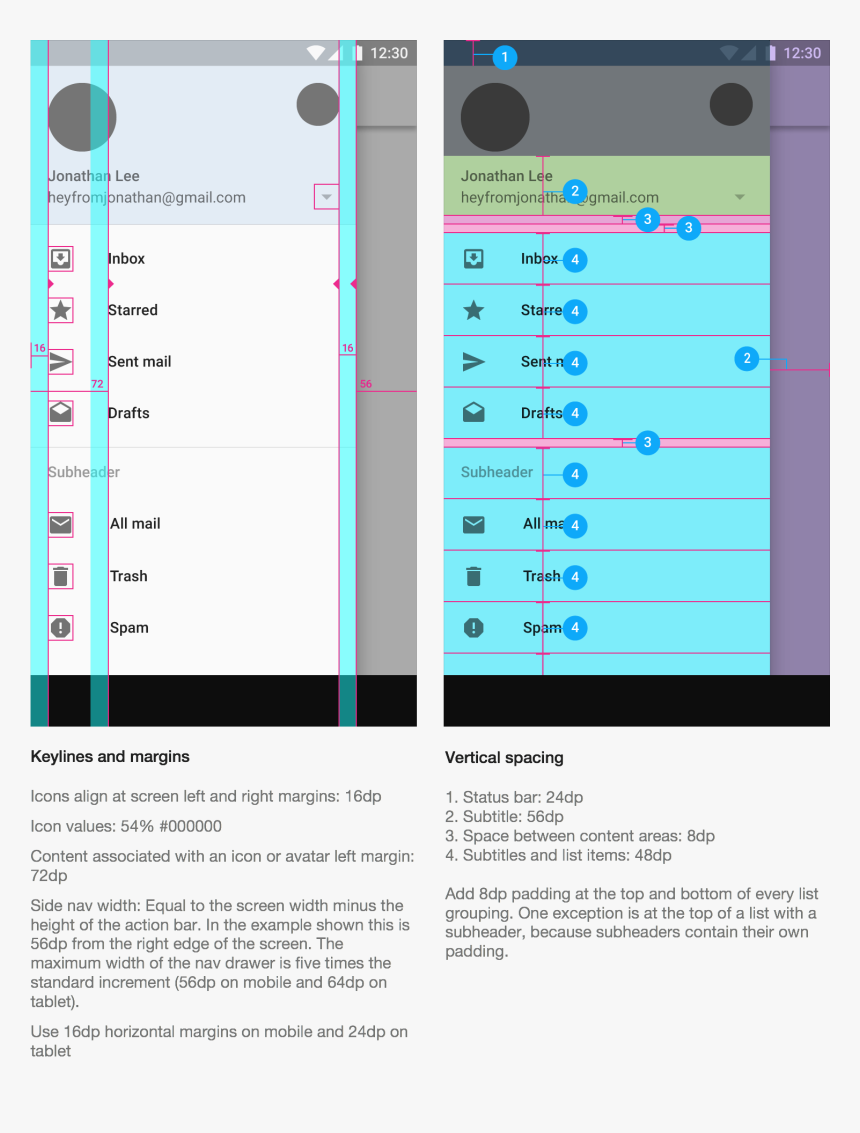 Android Toolbar Subtitle Guidelines, HD Png Download, Free Download