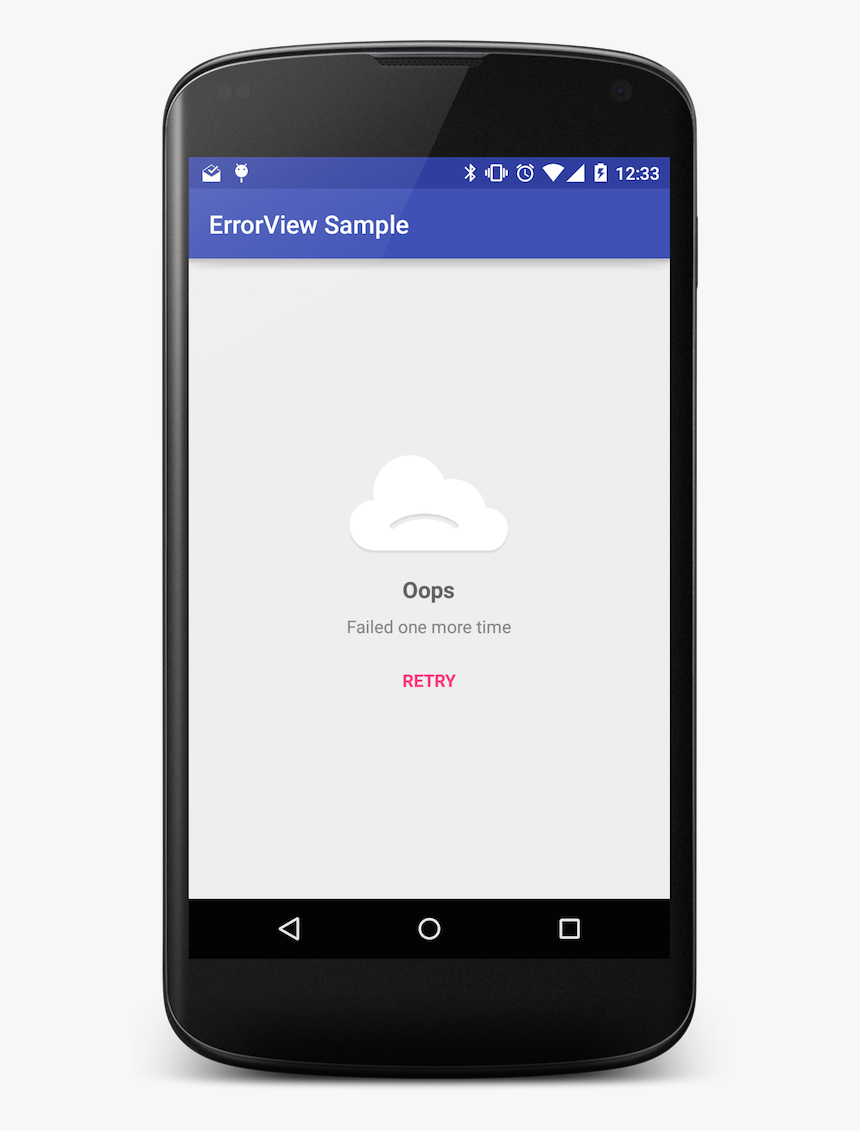 Error View Android, HD Png Download, Free Download