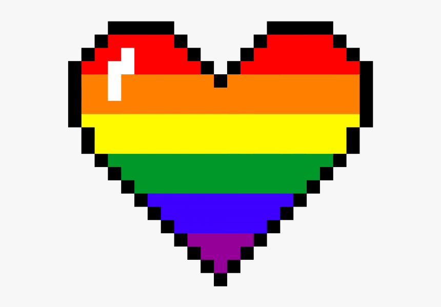 Transparent Heart Art Png - Pixel Art Of A Heart, Png Download, Free Download