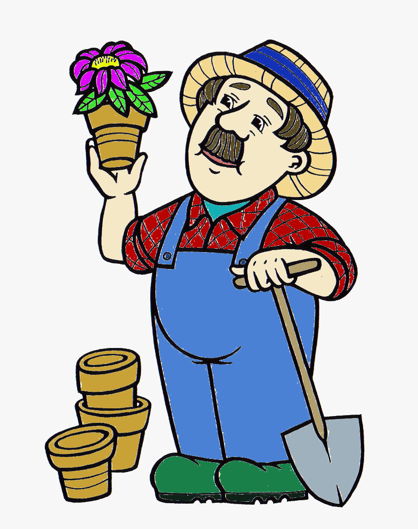 Garden Clipart Hat - Gardener Clipart, HD Png Download, Free Download