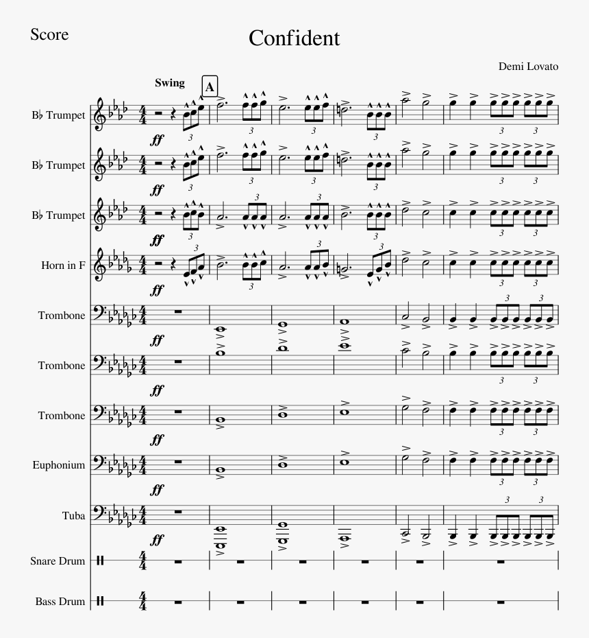 Bad And Boujee Sheet Music, HD Png Download, Free Download