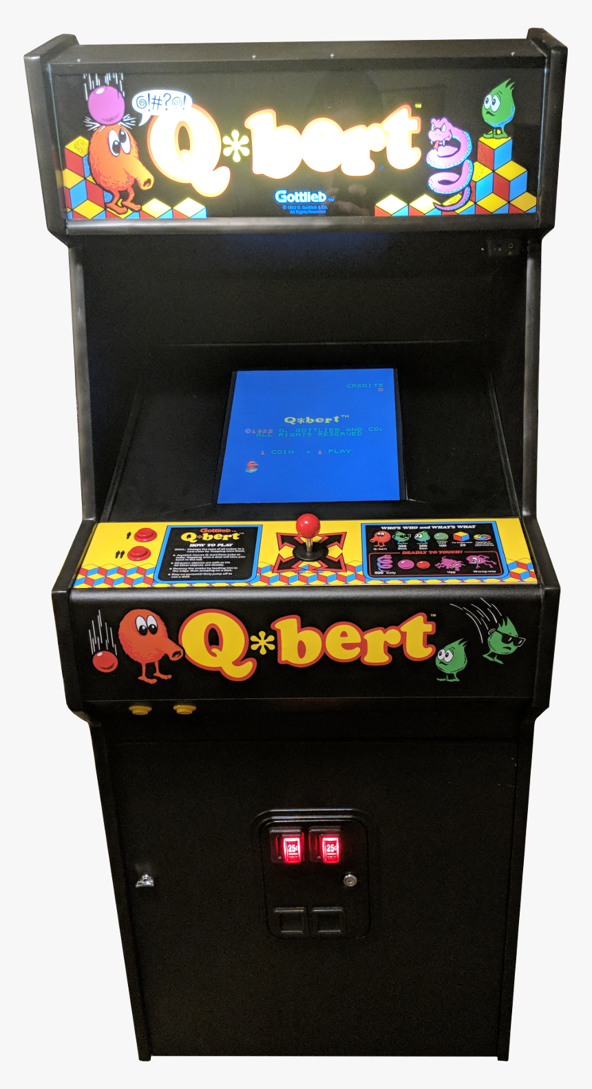 Qbertcab4 - Qbert Arcade, HD Png Download, Free Download