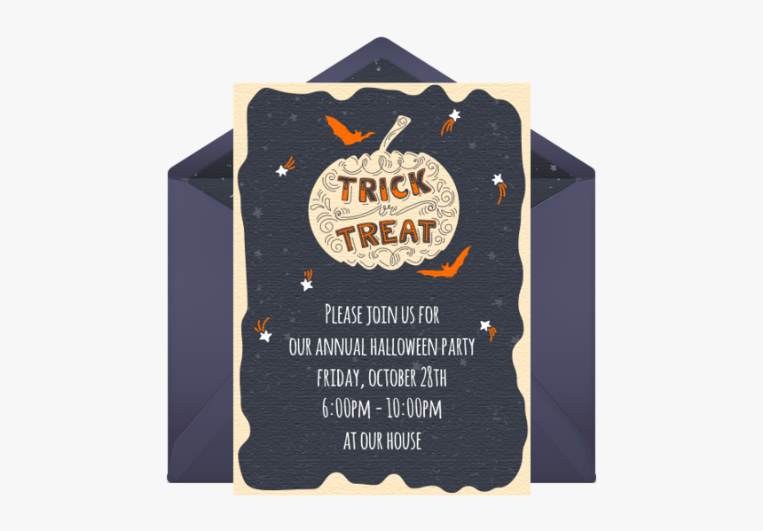 Halloween Invitations - Headstone, HD Png Download, Free Download