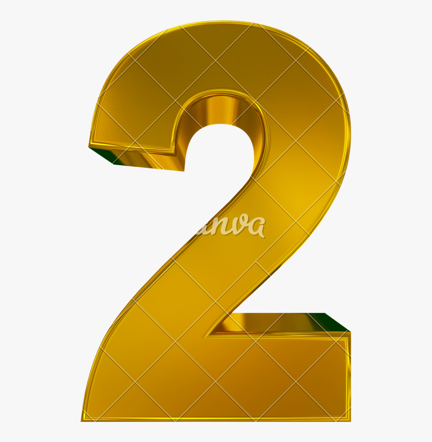 Number 2 3d Png, Transparent Png, Free Download