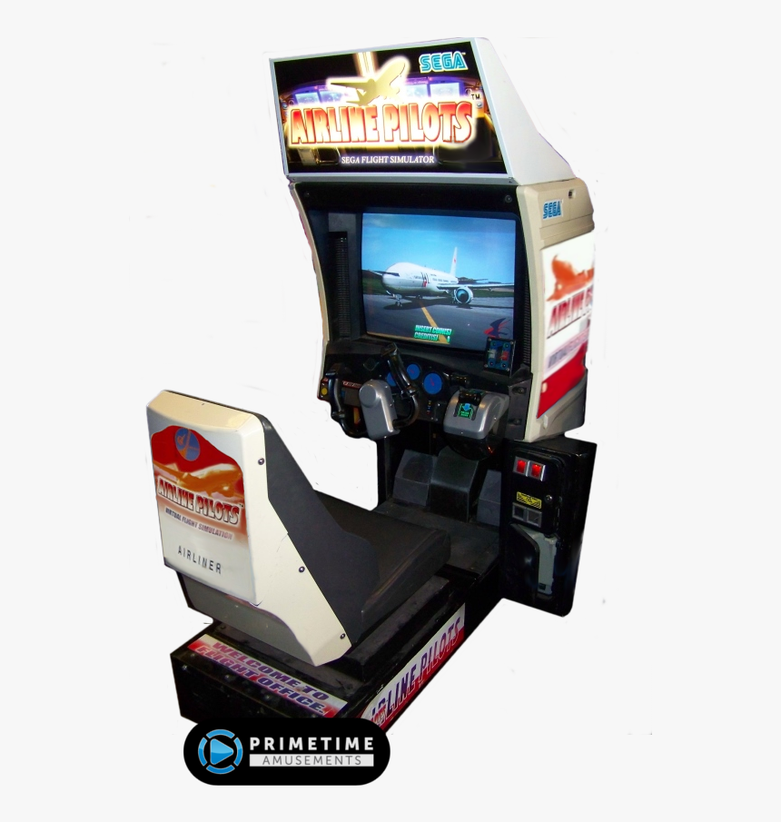 Airline Pilots Standard Arcade, Sega - Video Game Arcade Cabinet, HD Png Download, Free Download