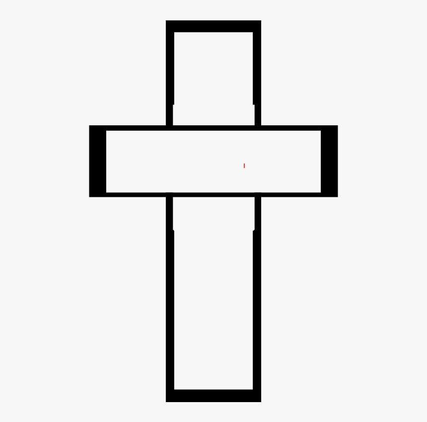 Cruz Catolica - Cross Clipart Black And White Free, HD Png Download, Free Download