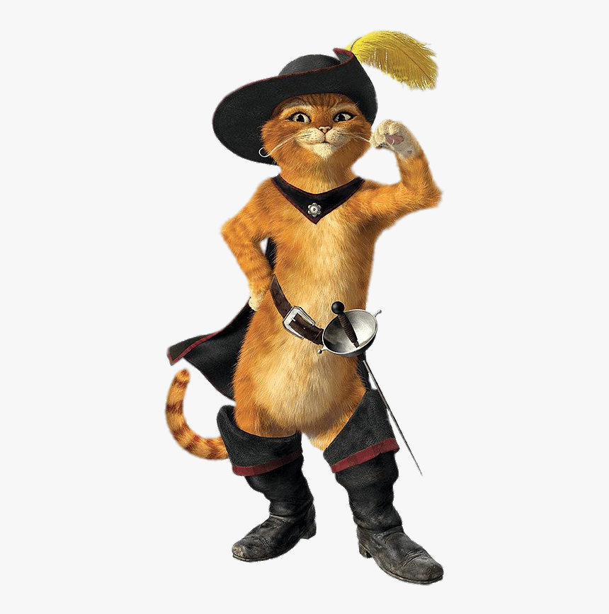 Shrek Character Puss In Boots - Puss In Boots Png, Transparent Png, Free Download