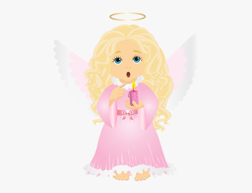 Angel Vector Png - Cute Blonde Angel Clipart, Transparent Png, Free Download