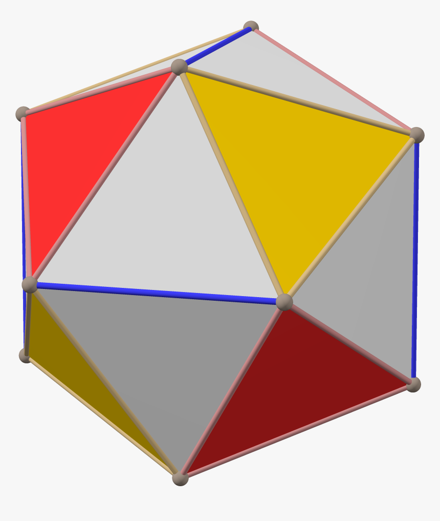 Polyhedron Snub 4-4 Right - Triangle, HD Png Download, Free Download