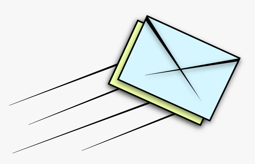 Mail Clipart Sent Mail - Flying Email Png, Transparent Png, Free Download