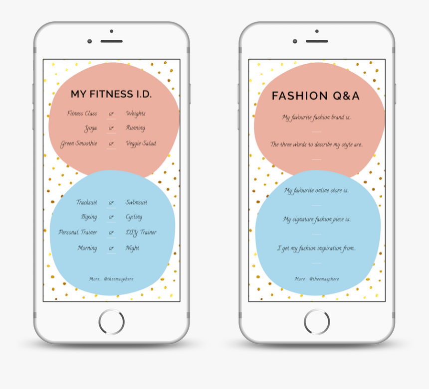 Q&a Instagram Story Template From Theemasphere - Iphone, HD Png Download, Free Download