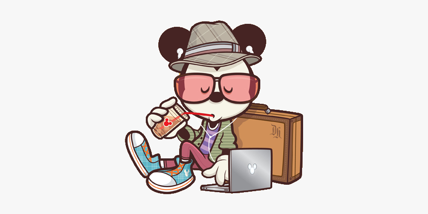 Hipster Mickey, HD Png Download, Free Download