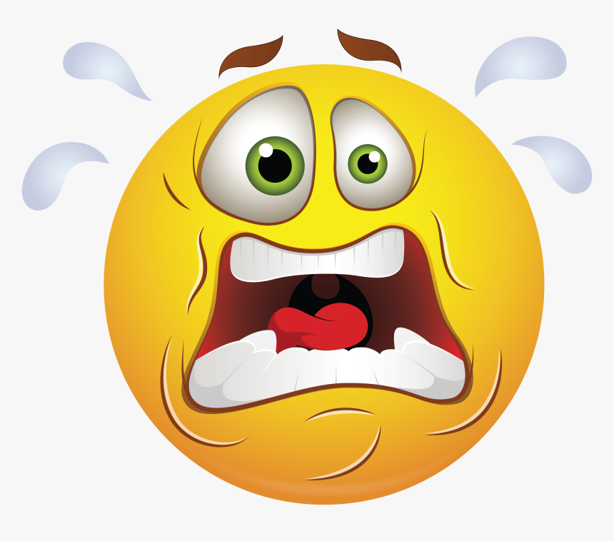 Angry Emoticon - Bing Images - Scared Emoticons, HD Png Download, Free Download