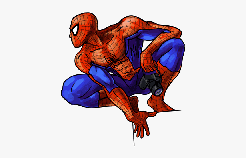 How To Draw Spiderman Step By Step - Spiderman Marvel Characters Drawings, HD Png Download, Free Download