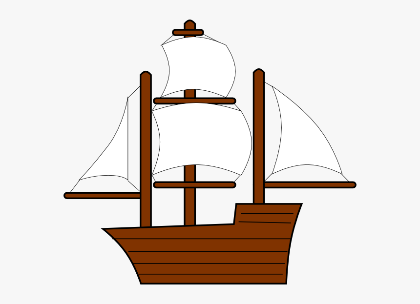 Sail Ship Clipart - Sailing Ship Clipart, HD Png Download, Free Download