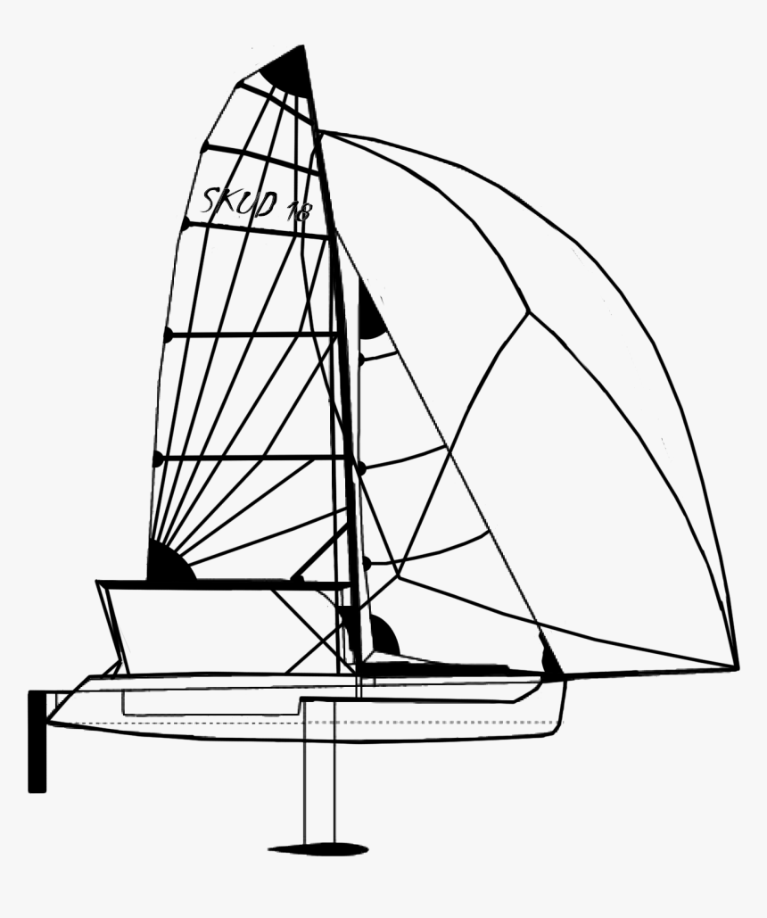 Skud Contour - Sailing Ship, HD Png Download, Free Download