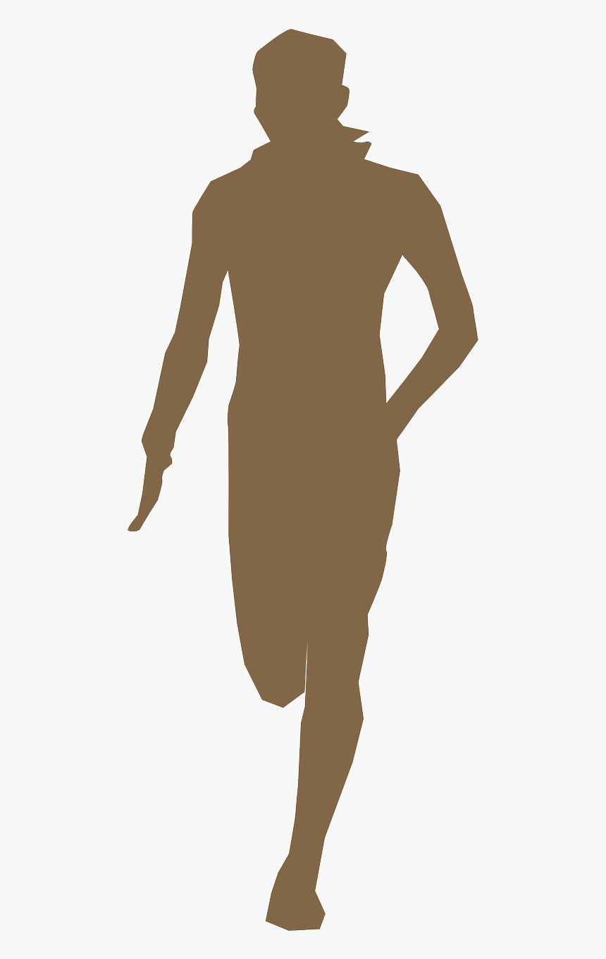 Runner Silhouette Png Download - Running Male Clip Art, Transparent Png, Free Download