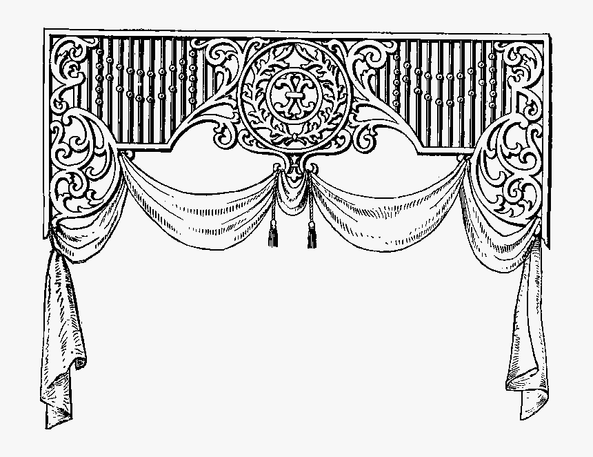 Telon De Teatro Blanco Y Negro, HD Png Download, Free Download