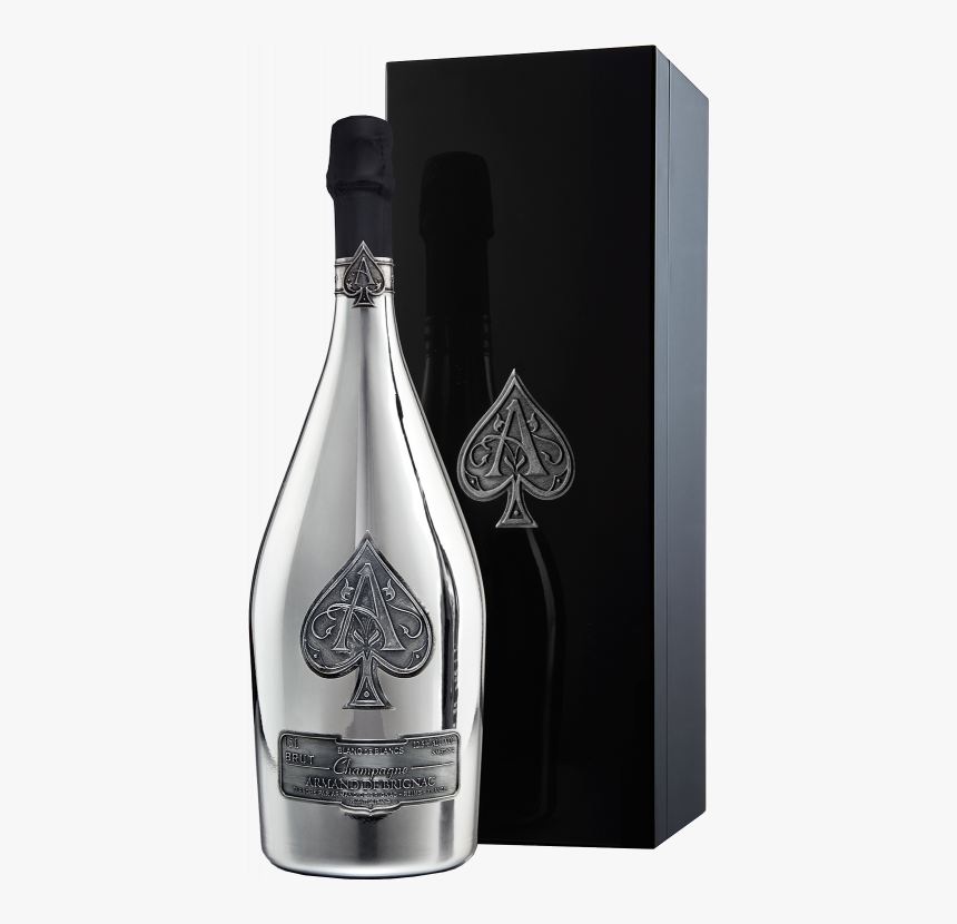 Armand De Brignac Silver Magnum - Ace Of Spades Blanc De Noirs, HD Png Download, Free Download