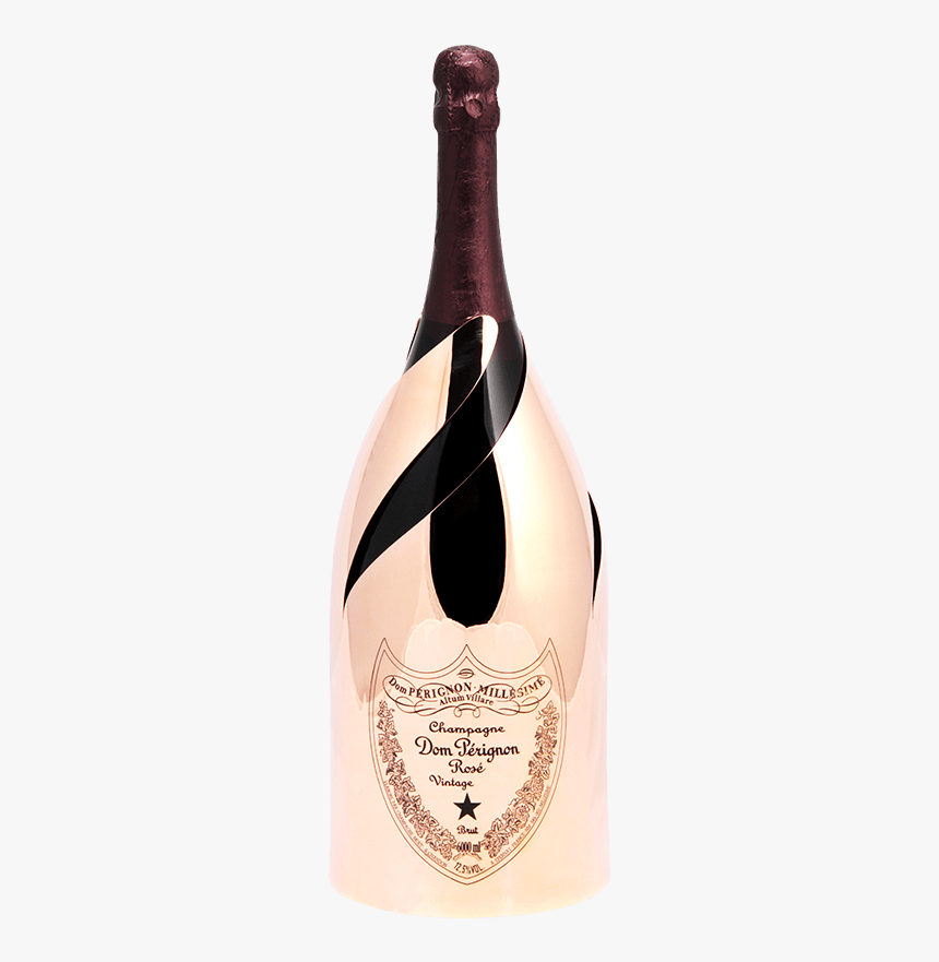 Gold Champagne Bottle Png - Dom Pérignon, Transparent Png, Free Download