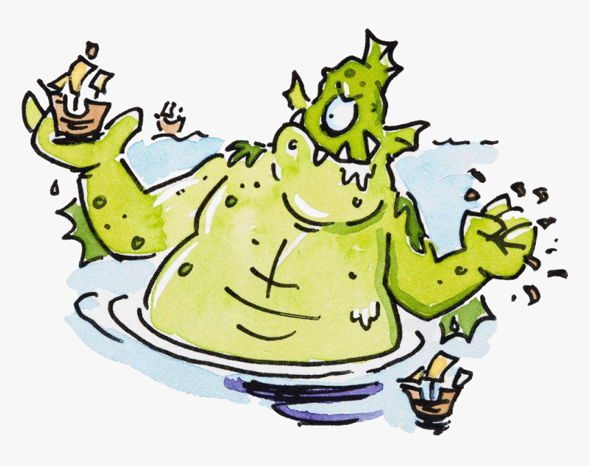 Hulk Monster Ocean - Cartoon Sea Monster Png, Transparent Png, Free Download