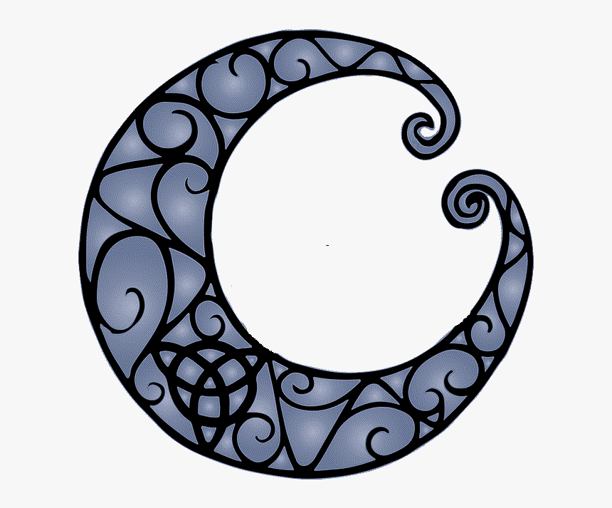 Wiccan Crescent Moon Tattoo Clipart Png Download Wiccan Tattoo Designs Transparent Png Kindpng
