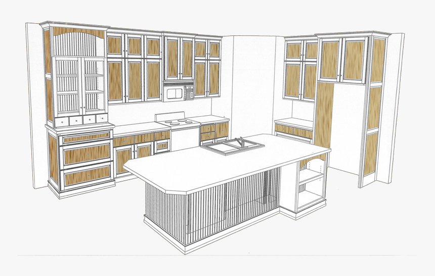 We Will Start With An Empty Room And Create The Kitchen - Kitchen, HD Png Download, Free Download