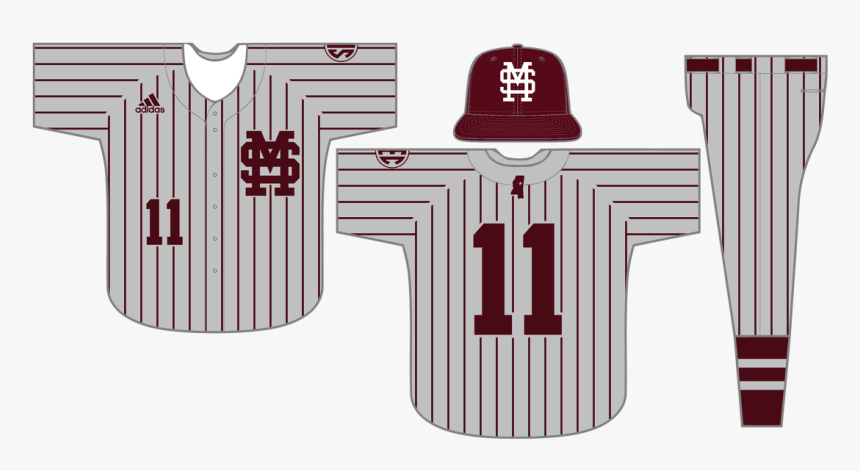 mississippi state baseball jersey pinstripe