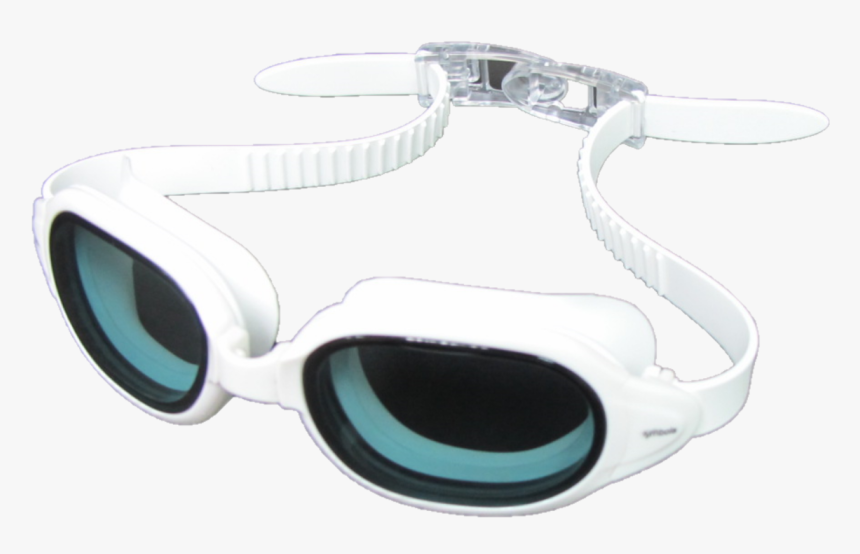 [ms-8600] High Quality Silicone White Swimming Goggles - Strap, HD Png Download, Free Download