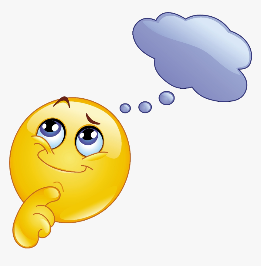 Thinking Emoticon , Transparent Cartoons - Thinking Emoticon, HD Png Download, Free Download
