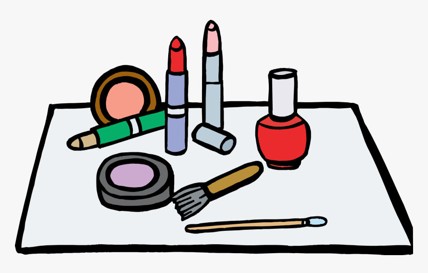 Cartoon Cosmetics Clipart - Makeup Clipart, HD Png Download, Free Download