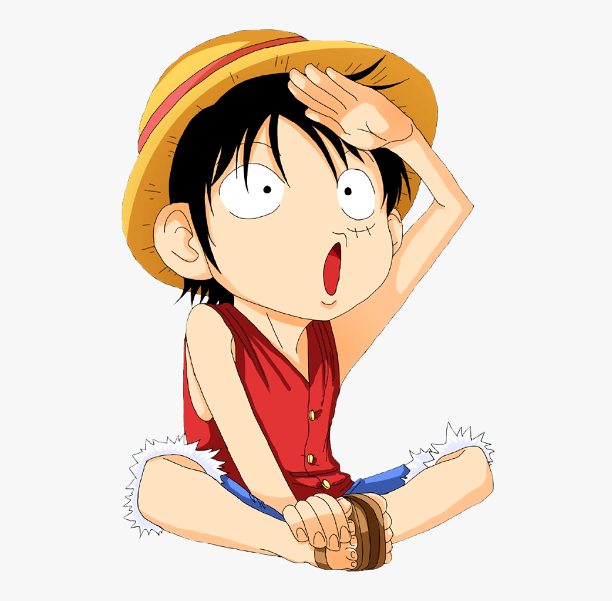 Transparent One Piece Luffy Png - Monkey D Luffy Chibi, Png Download, Free Download