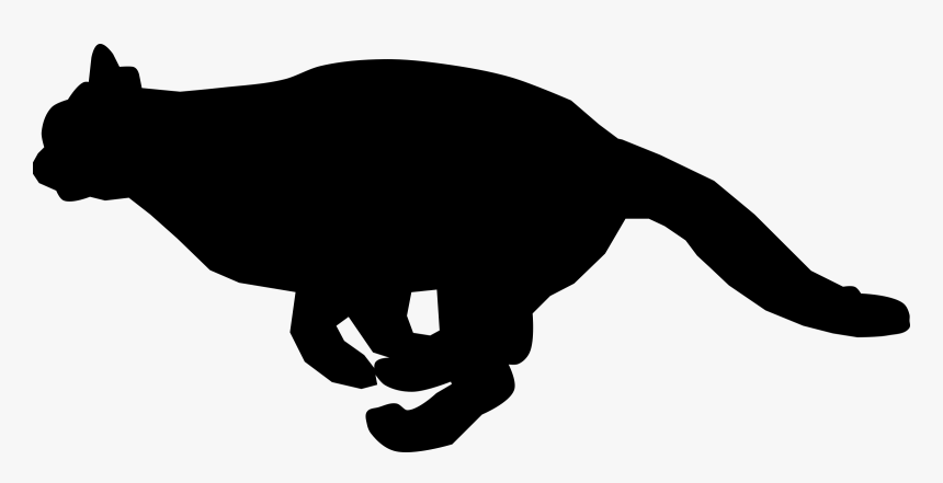 Running Cat Clip Arts - Running Black Cat Clipart, HD Png Download, Free Download