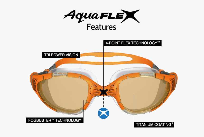 Zoggs Aqua Flex Titanium, HD Png Download, Free Download